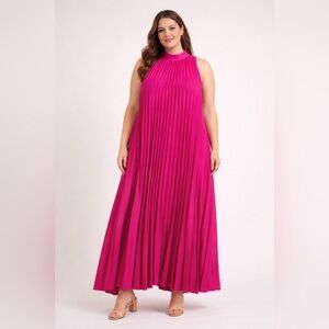 NWT Sam Edelman Vibrant Pink Maxi Dress (NWT1)